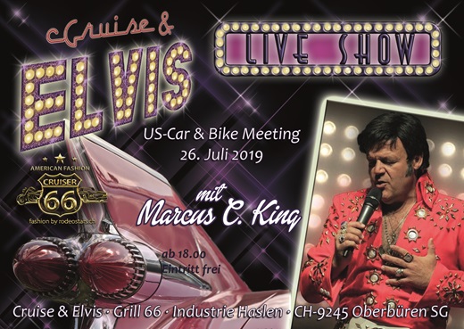 Elvis-Show-Oberbueren US-Car-Meeting-Elvis Curise-Elvis  Ami-Treffen-mit-Elvis Elvis-Oberbueren Cruise-Grill Cruiser-66 US-Car-Meeting-Oberbueren-St-Gallen-Gossau-Frauenfel-Bischofszell-Uzwil