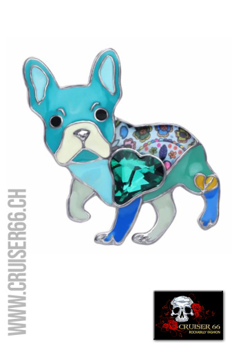 Französische Bulldogge Frenchie Hund Brosche Creme Black Brindle Hell Gestromt Red Tiger Reverse Merle Sable Tan Schoko Blue White Fawn Pied Schmuck Geschenk Mops Emaille Strass Rockabilly Retro Vintage Swing Cruiser66 Party Hochzeit Mode Boutique Trauzeugin Trauzeuge Brautfuehrer Braeutigam Brautfuehrerin Schweiz Oberbueren St-Gallen Wil Uzwil Frauenfeld Schaffhausen Konstanz Amriswil Winterthur Bischofszell Weinfelden Appenzell Herisau Rorschach Buchs Zuerich Waedenswil Oesterreich Vorarlberg Liechtenstein Vaduz Chur Vintage Fashion 50s 50-s-Style Rock-and-Roll Kleider Sommer Petticoats Swing Fest Night US-Car Meeting Ami-Treffen US-Car Amitreffen Szene Pinup Shop Blusen Top Petticoat Schuhe Bowling Shirt Leopard Polka Dot Cherry Kirschen Latzhosen Skirt Rock Banned Collectif Hearts and Roses Hell Bunny Six Popsoda Dolly Dotty King Queen Kerosin Lady Vintage Rumble 59 Unique Vintage Rusty Pistons Vivien of Holloway Grace In LA Rock Revival Miss Me