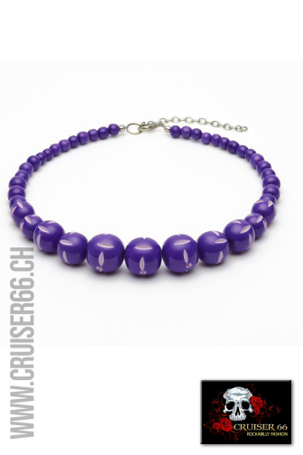Hals Kette violett purple Vintage Rockabilly Accessoires Mode 
OBERBUEREN Wil Frauenfeld Winterthur St-Gallen Schaffhausen Herisau Uzwil 
Bischofszell Amriswil Appenzell Schweiz Vintage 50s 50er-Jahre Hochzeit 
Rockabilly Motto Party Fest Braut-mode Trau-Zeugin 
Braut-fuehrerin