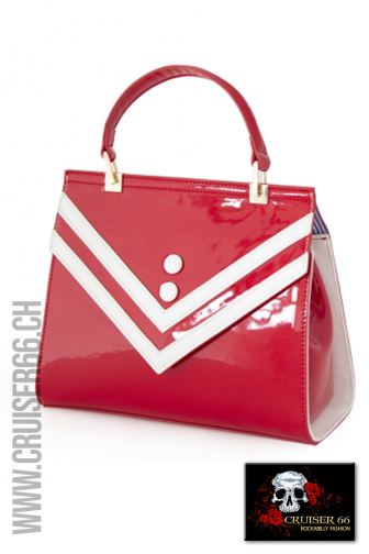 Lackleder Serena Handbag Handtasche Saylor 50's Vintage Rot Crossbody Rockabilly Retro Vintage Swing Cruiser66 Party Hochzeit Mode Boutique Trauzeugin Trauzeuge Brautfuehrer Braeutigam Brautfuehrerin Schweiz Oberbueren St-Gallen Wil Uzwil Frauenfeld Schaffhausen Konstanz Amriswil Winterthur Bischofszell Weinfelden Appenzell Herisau Rorschach Buchs Zuerich Waedenswil Oesterreich Vorarlberg Liechtenstein Vaduz Chur Vintage Fashion 50s 50-s-Style Rock-and-Roll Kleider Sommer Petticoats Swing Fest Night US-Car Meeting Ami-Treffen US-Car Amitreffen Szene Pinup Shop Blusen Top Petticoat Schuhe Bowling Shirt Leopard Polka Dot Cherry Kirschen Latzhosen Skirt Rock