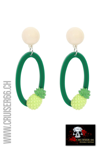 Ananas Ohrringe Gruen Rockabilly Retro Vintage Swing Cruiser66 Party Hochzeit Mode Boutique Trauzeugin Trauzeuge Brautfuehrer Braeutigam Brautfuehrerin Schweiz Oberbueren St-Gallen Wil Uzwil Frauenfeld Schaffhausen Konstanz Amriswil Winterthur Bischofszell Weinfelden Appenzell Herisau Rorschach Buchs Zuerich Waedenswil Oesterreich Vorarlberg Liechtenstein Vaduz Chur Vintage Fashion 50s 50-s-Style Rock-and-Roll Kleider Sommer Petticoats Swing Fest Night US-Car Meeting Ami-Treffen US-Car Amitreffen Szene Pinup Shop Blusen Top Petticoat Schuhe Bowling Shirt Leopard Polka Dot Cherry Kirschen Latzhosen Skirt Rock Banned Collectif Hearts and Roses Hell Bunny Six Popsoda Dolly Dotty King Queen Kerosin Lady Vintage Rumble 59 Unique Vintage Rusty Pistons Vivien of Holloway Grace In LA Rock Revival Miss Me